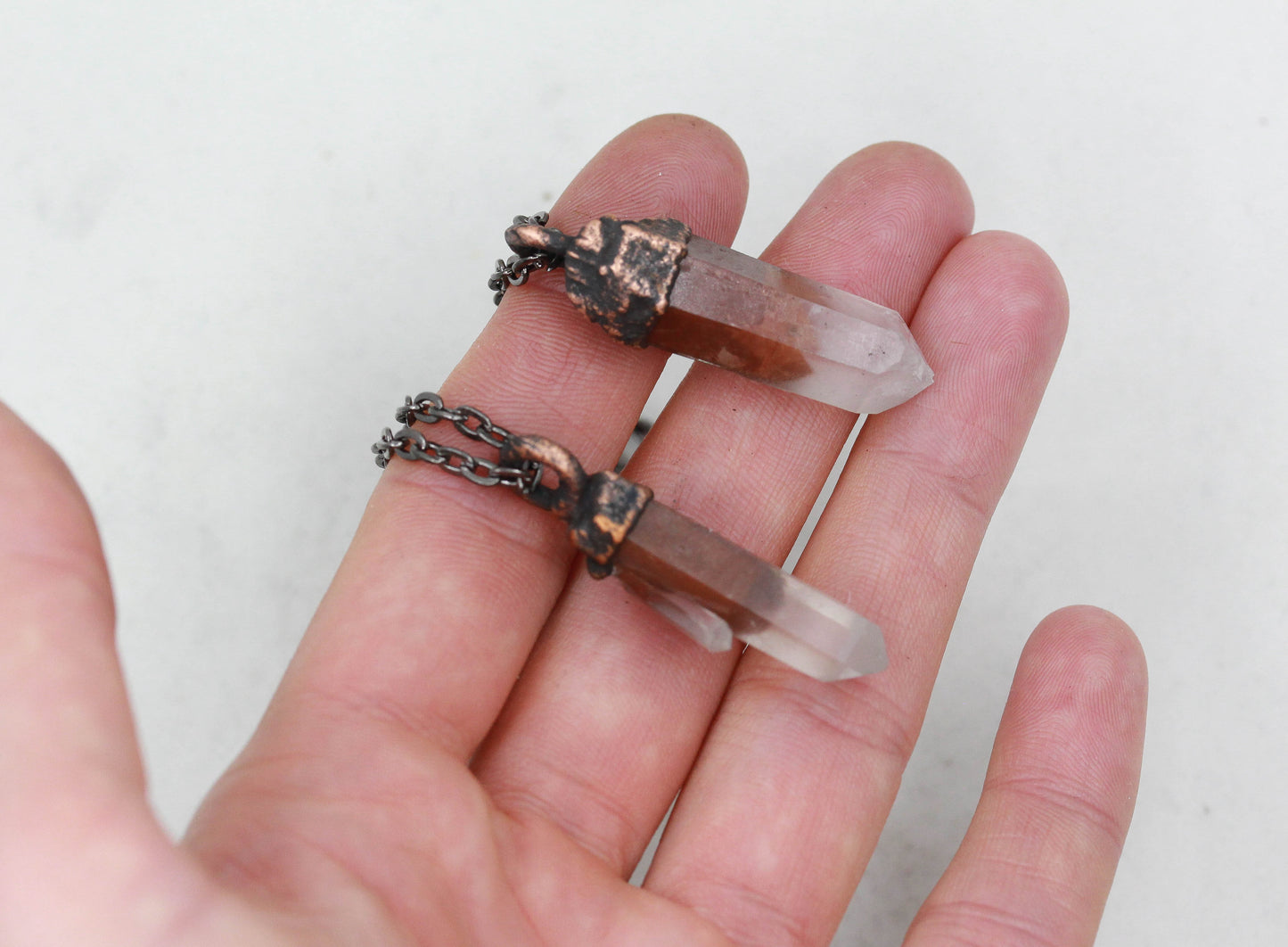 Red Phantom Quartz Necklace