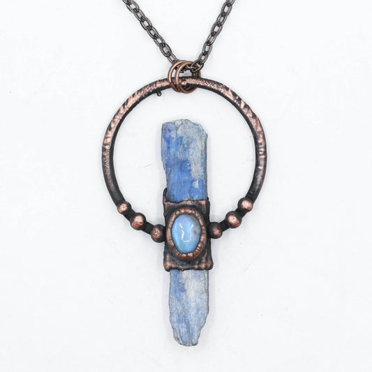 Kyanite & Moonstone Necklace