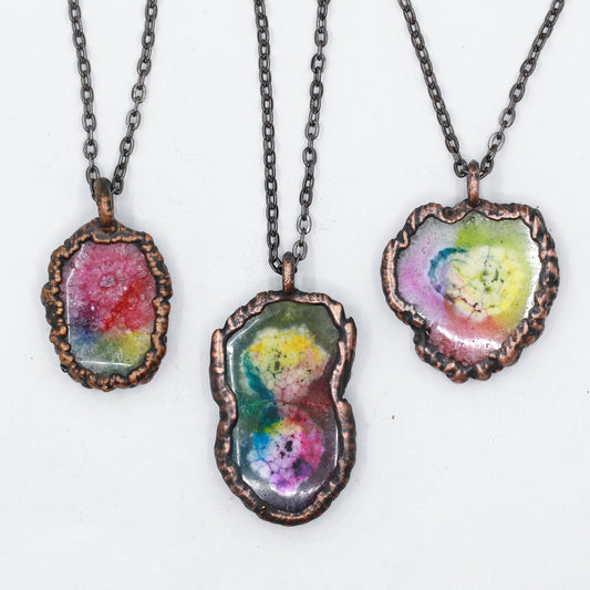 Rainbow Solar Quartz Necklace