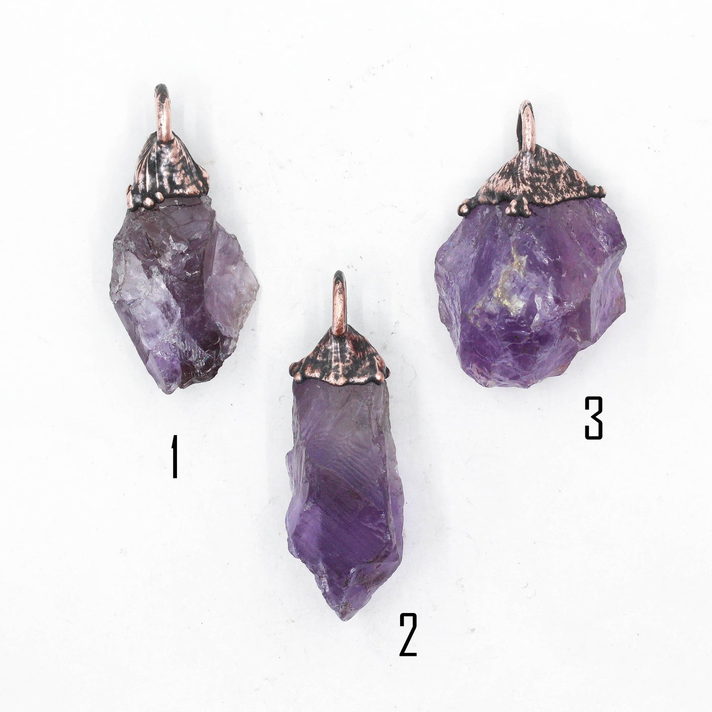 Small Amethyst Crystal Necklace